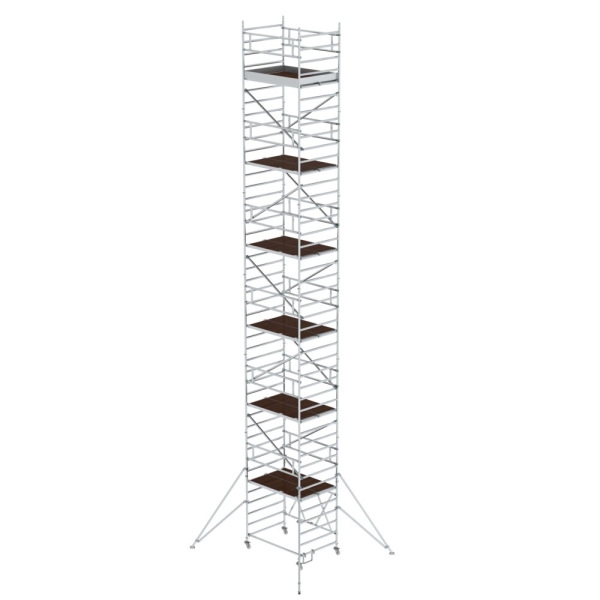 MUNK Klappgerüst 1,35 x 1,80 m mit Ausleger Plattformhöhe 11,88 m, 115212