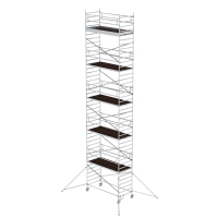 MUNK Rollgerüst 1,35 x 3,0 m mit Ausleger &...