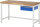 RAU Werkbank höhenverstellbar 8001A1, B1500xT700xH840-1040mm, 1xSchublade-TA, 03-8001A1-157B4H.11