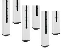 RAU Werkbank höhenverstellbar 8001A3, B3000xT700xH840-1040mm, 2xSchublade-TA, 03-8001A3-307B4H.11