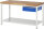 RAU Werkbank 8001A6, B1500xT700xH840mm, 1xSchublade-TA, 03-8001A6-157B4S.11