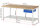 RAU Werkbank 8001A6, B2000xT900xH840mm, 1xSchublade-TA, 03-8001A6-209B4S.11