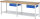RAU Werkbank 8001A6, B2500xT700xH840mm, 2xSchublade-TA, 03-8001A6-257B4S.11