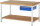 RAU Werkbank höhenverstellbar 8001A7, B1500xT900xH840-1040mm, 1xSchublade-TA, 03-8001A7-159B4H.11