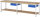RAU Werkbank 8001A7, B3000xT700xH840mm, 2xSchublade-TA, 03-8001A7-307B4S.11