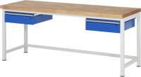 RAU Werkbank 8002A1, B2000xT700xH840mm, 2xSchublade-TA,...