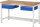 RAU Werkbank höhenverstellbar 8002A3, B1500xT900xH840-1040mm, 2xSchublade-TA, 03-8002A3-159B4H.11
