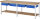 RAU Werkbank 8002A7, B2500xT700xH840mm, 4xSchublade-TA, 03-8002A7-257B4S.11
