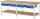 RAU Werkbank 8002A7, B2500xT900xH840mm, 4xSchublade-TA, 03-8002A7-259B4S.11