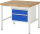 RAU Werkbank höhenverstellbar 8123A1, B1000xT900xH840-1040mm, 2xSchublade-TA, 03-8123A1-109B4H.11