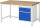 RAU Werkbank 8156A1, B1500xT900xH840mm, 2xSchublade-TA, 03-8156A1-159B4S.11