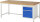 RAU Werkbank 8156A1, B2000xT900xH840mm, 2xSchublade-TA, 03-8156A1-209B4S.11