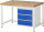 RAU Werkbank höhenverstellbar 8157A1, B1250xT900xH840-1040mm, 3xSchublade-TA, 03-8157A1-129B4H.11
