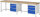 RAU Werkbank 8159A1, B3000xT700xH840mm, 6xSchublade-TA, 03-8159A1-307B4S.11