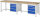 RAU Werkbank 8161A1, B3000xT700xH840mm, 8xSchublade-TA, 03-8161A1-307B4S.11