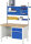 RAU Werkbank 8162A1, B1250xT900xH840mm, 4xSchublade-TA, 03-8162A1-129B4S.11