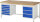 RAU Werkbank 8183A1, B2000xT900xH840mm, 9xSchublade-TA, 03-8183A1-209B4S.11