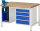 RAU Werkbank 8185A1, B1250xT900xH840mm, 4xSchublade-TA, SSKL, 03-8185A1-129B4S.11