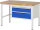 RAU Werkbank höhenverstellbar 8223A1, B1250xT700xH840-1040mm, 2xSchublade-TA, 03-8223A1-127B4H.11