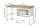 RAU Werkbank höhenverstellbar 8223A1, B1500xT700xH840-1040mm, 2xSchublade-TA, 03-8223A1-157B4H.11