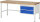 RAU Werkbank höhenverstellbar 8225A1, B2000xT700xH840-1040mm, 2xSchublade-TA, 03-8225A1-207B4H.11