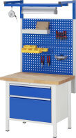 RAU Werkbank höhenverstellbar 8232A2, B1000xT900xH840-1040mm, 4xSchublade-TA, 03-8232A2-109B4H.11