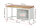 RAU Werkbank 8255A1, B1500xT700xH840mm, 2xSchublade-TA, 03-8255A1-157B4S.11