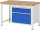 RAU Werkbank höhenverstellbar 8256A1, B1250xT700xH840-1040mm, 2xSchublade-TA, 03-8256A1-127B4H.11