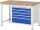 RAU Werkbank höhenverstellbar 8268A1, B1250xT700xH840-1040mm, 5xSchublade-TA, 03-8268A1-127B4H.11