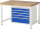 RAU Werkbank höhenverstellbar 8268A1, B1250xT900xH840-1040mm, 5xSchublade-TA, 03-8268A1-129B4H.11