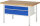 RAU Werkbank höhenverstellbar 8323A1, B1500xT900xH840-1040mm, 2xSchublade-TA, 03-8323A2-159B4H.11