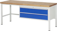 RAU Werkbank 8325A1, B2000xT700xH840mm, 2xSchublade-TA,...