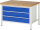 RAU Werkbank höhenverstellbar 8357A2, B1250xT900xH840-1040mm, 3xSchublade-TA, 03-8357A2-129B4H.11