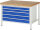 RAU Werkbank höhenverstellbar 8371A2, B1250xT900xH840-1040mm, 5xSchublade-TA, 03-8371A2-129B4H.11