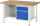 RAU Werkbank höhenverstellbar 8451A2, B1500xT900xH840-1040mm, 2xSchublade-TA, 03-8451A2-159B4H.11