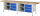 RAU Werkbank 8462A2, B3000xT700xH840mm, 6xSchublade-TA, 03-8462A2-307B4S.11