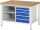 RAU Werkbank 8464A2, B1250xT900xH840mm, 5xSchublade-TA, 03-8464A2-129B4S.11