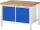 RAU Werkbank höhenverstellbar 8465A2, B1250xT900xH840-1040mm, 2xTür, 03-8465A2-129B4H.11