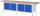 RAU Werkbank höhenverstellbar 8465A2, B3000xT700xH840-1040mm, 4xTür, 03-8465A2-307B4H.11