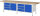 RAU Werkbank 8468A2, B3000xT700xH840mm, 6xSchublade-TA, 2xTür, 03-8468A2-307B4S.11