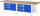 RAU Werkbank 8470A2, B3000xT900xH840mm, 8xSchublade-TA, 2xTür, 03-8470A2-309B4S.11