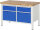 RAU Werkbank höhenverstellbar 8471A2, B1250xT700xH840-1040mm, 4xSchublade-TA, 03-8471A2-127B4H.11