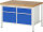 RAU Werkbank höhenverstellbar 8471A2, B1250xT900xH840-1040mm, 4xSchublade-TA, 03-8471A2-129B4H.11