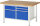 RAU Werkbank höhenverstellbar 8472A2, B1500xT900xH840-1040mm, 5xSchublade-TA, 03-8472A2-159B4H.11