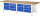 RAU Werkbank 8472A2, B3000xT900xH840mm, 10xSchublade-TA, 03-8472A2-309B4S.11