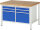 RAU Werkbank höhenverstellbar 8474A2, B1250xT900xH840-1040mm, 6xSchublade-TA, 03-8474A2-129B4H.11