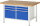 RAU Werkbank höhenverstellbar 8474A2, B1500xT900xH840-1040mm, 6xSchublade-TA, 03-8474A2-159B4H.11