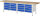 RAU Werkbank 8477A2, B3000xT700xH840mm, 16xSchublade-TA, 03-8477A2-307B4S.11