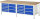 RAU Werkbank 8479A2, B2500xT900xH840mm, 16xSchublade-TA, 03-8479A2-259B4S.11