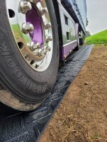 X22-GRIP FAHRPLATTE 22mm 1000x2000mm Profil 4mm schwarz 50t/m2** Bodenplatte Bodenschutzplatten Kunststoffplatten Bodenschutzmatte